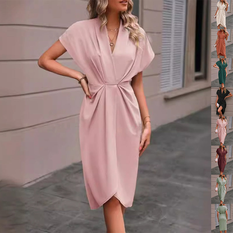 Rochie de vară cu mâneci scurte