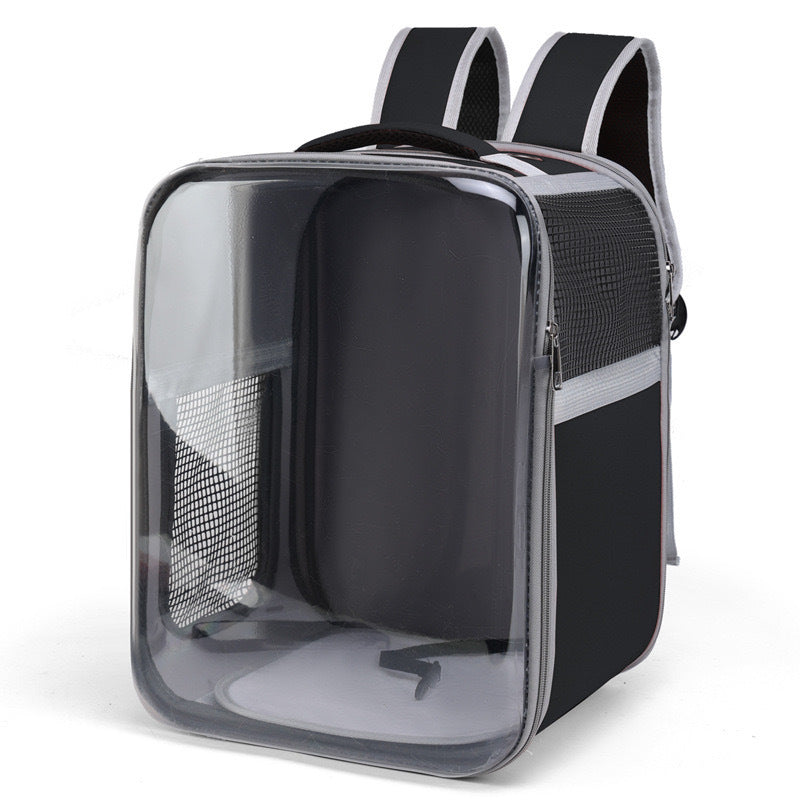 Rucsac transparent portabil pentru animalele de companie mici
