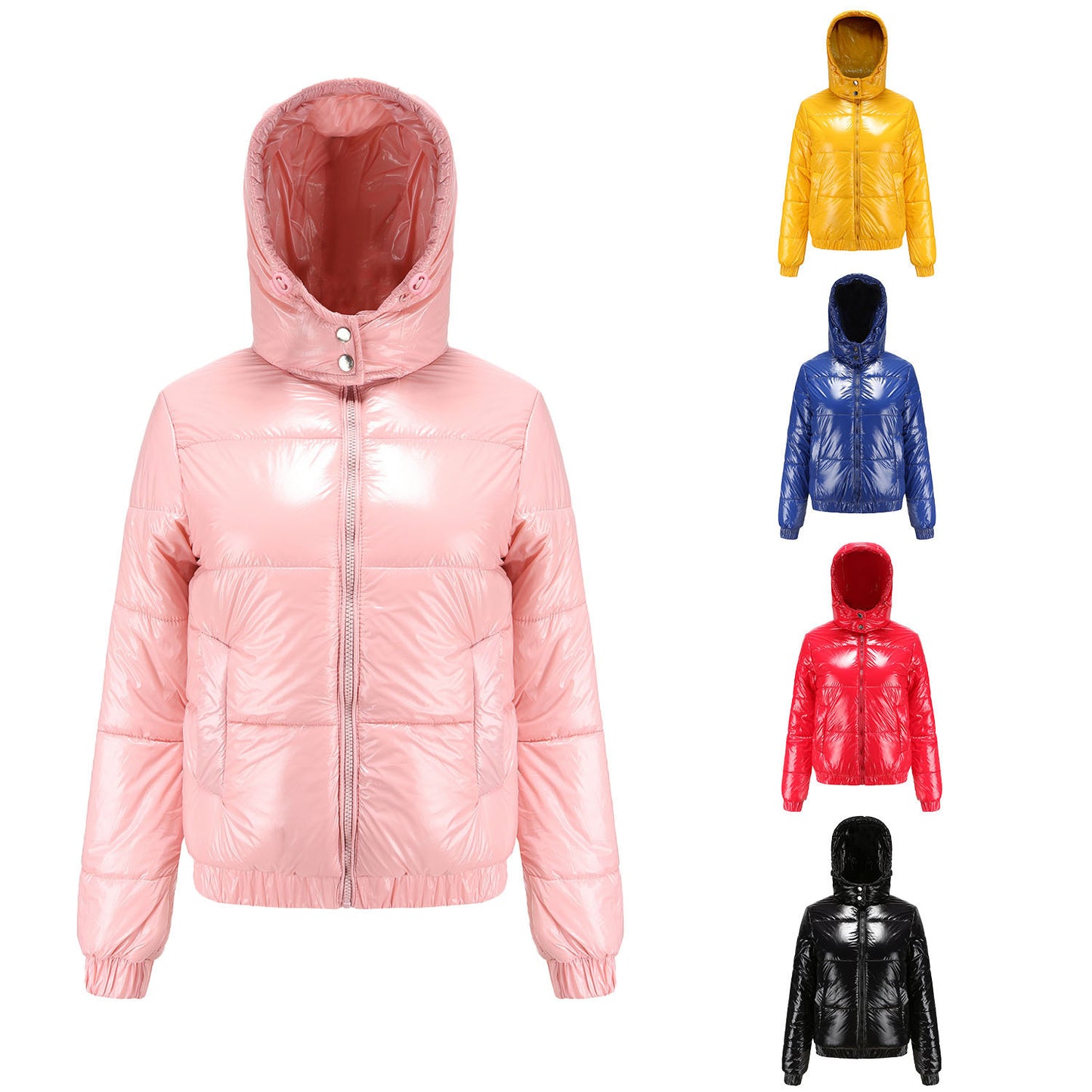 Women's Down Jacket, Cotton Padded, Long Sleeve