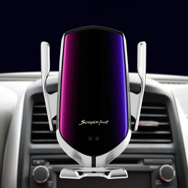 Incarcator wireless si suport pentru telefon auto