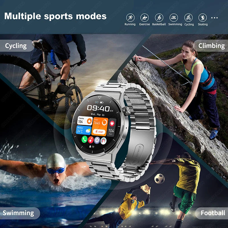 Ceas inteligent elegant/ cadran HD multifuncțional
