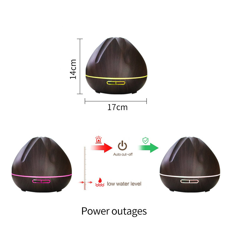 Umidificator de aer și difuzor de arome, LED multicolor (7 LED)
