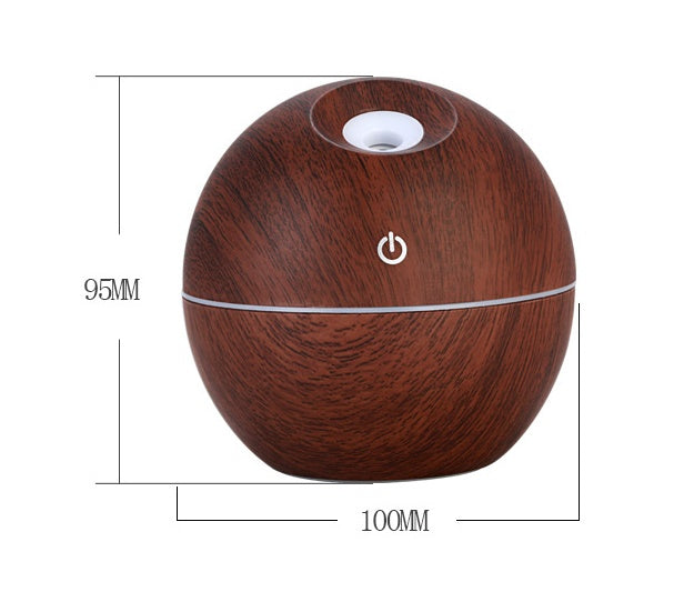 Purificator de aer cu umidificator cu difuzor de abur rece cu ultrasunete, 7 lumini LED multicolore