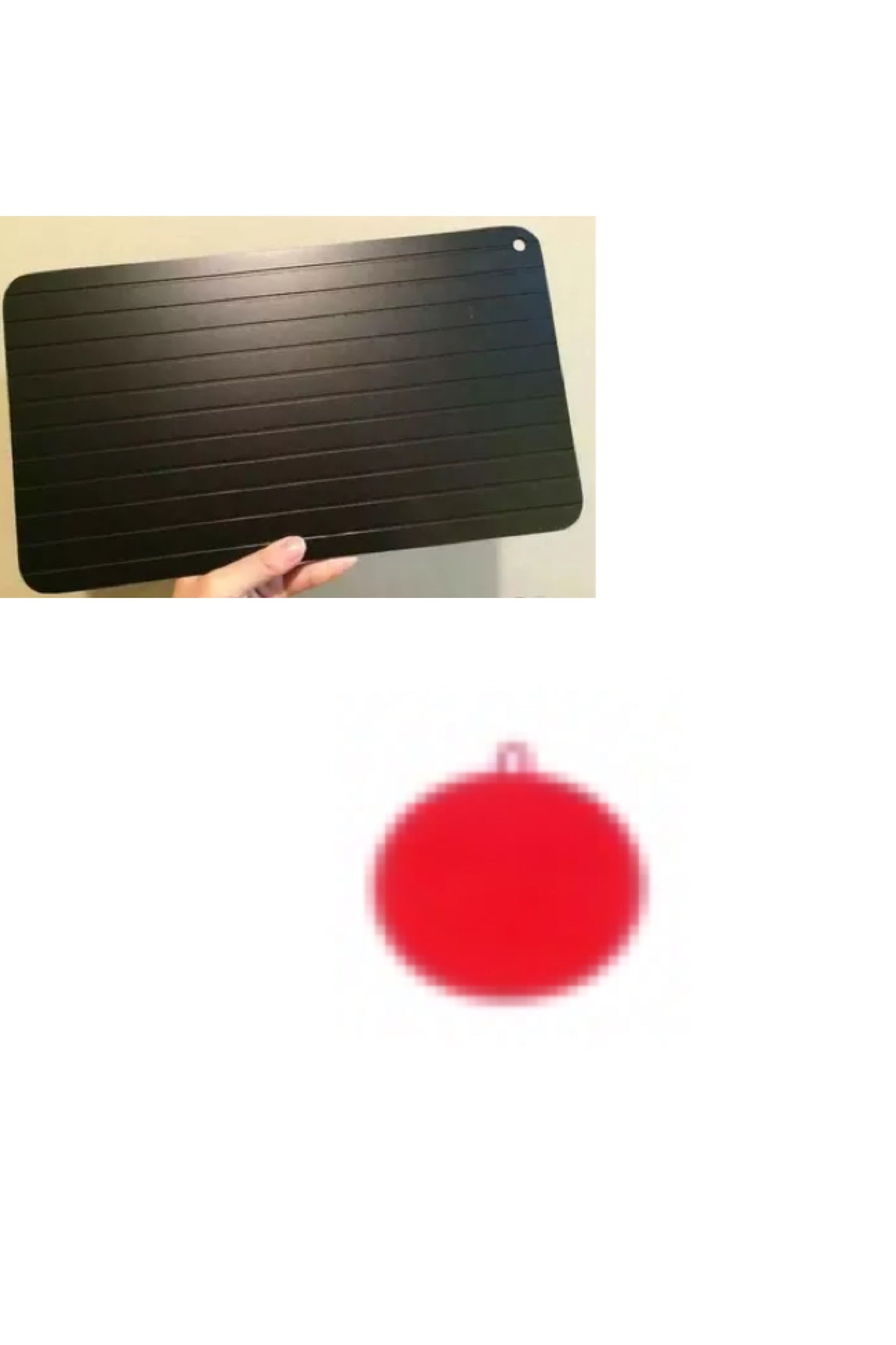 Kitchen Plate/Tray for Quick Thawing of Food