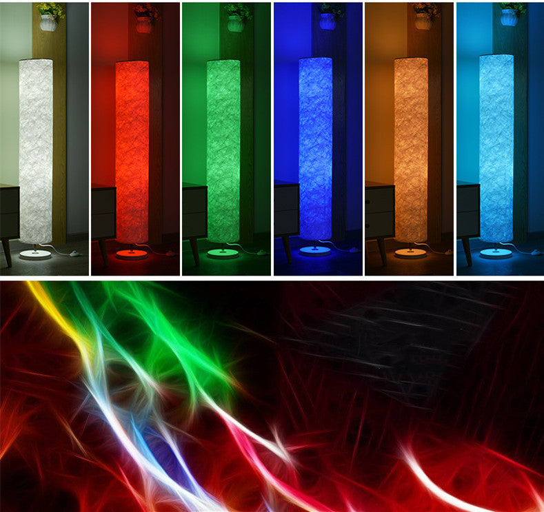 Lampa LED pliabila, multicolora, cu telecomanda
