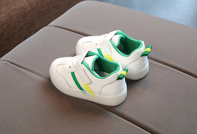Adidași pentru copii cu lumină LED în pas