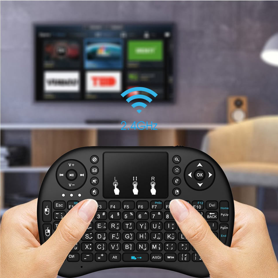 Mini tastatură fără fir multicolor, conectați toate dispozitivele