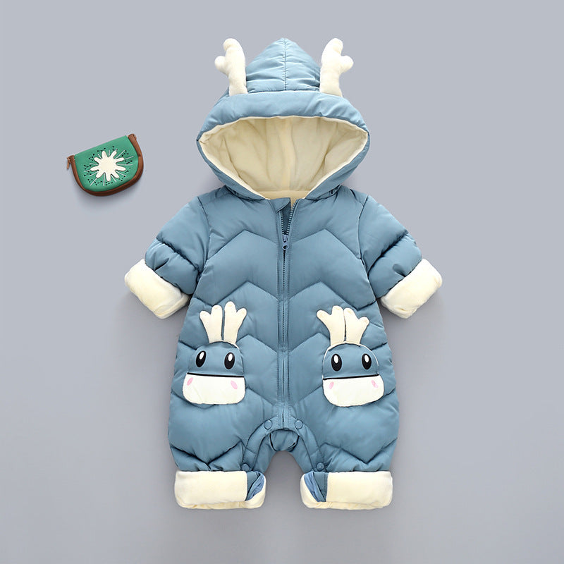 Costume de iarnă pentru nou-născuți, căptușită