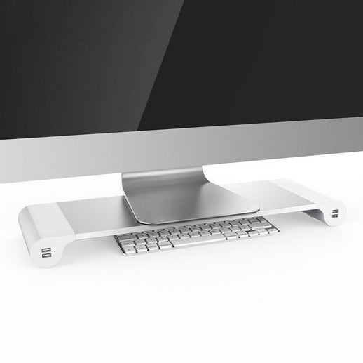 Suport pentru monitoare de computer, bază care economisește spațiu și ieșiri USB