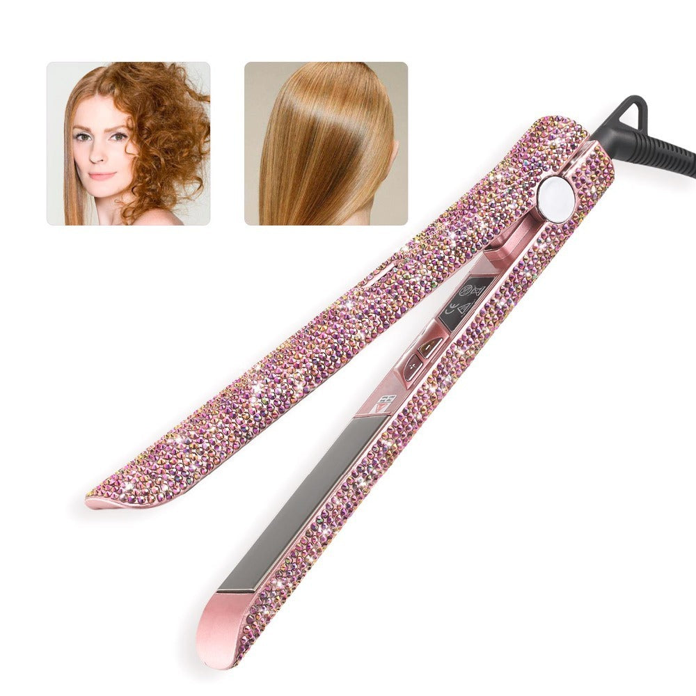 Model de placa de indreptat parul neted cu efect de diamant