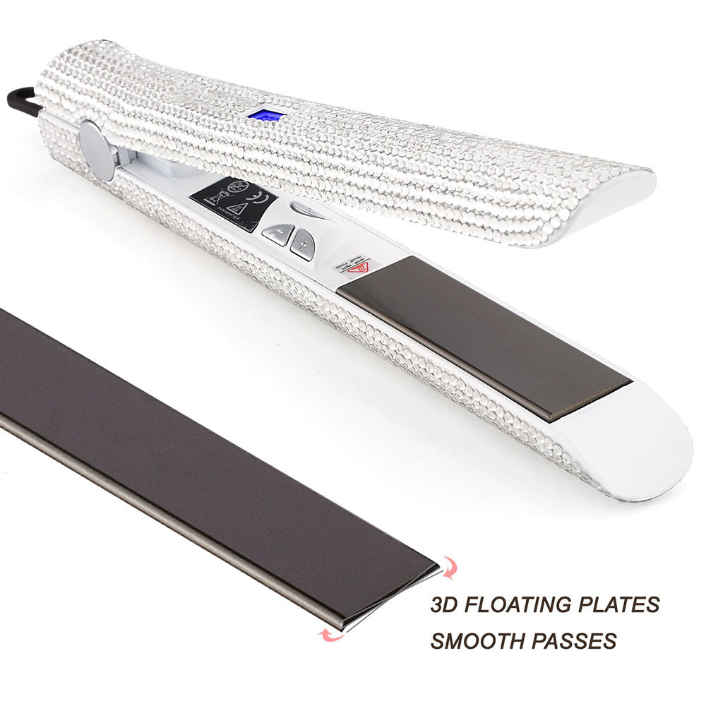 Model de placa de indreptat parul neted cu efect de diamant