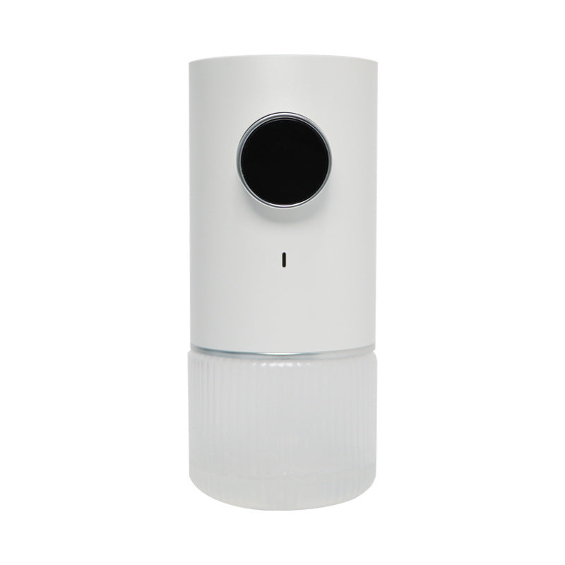 Umidificator de aer și difuzor de aromă cu afișaj LCD pentru temperatură/umiditate și cu lumină de atmosferă LED colorată