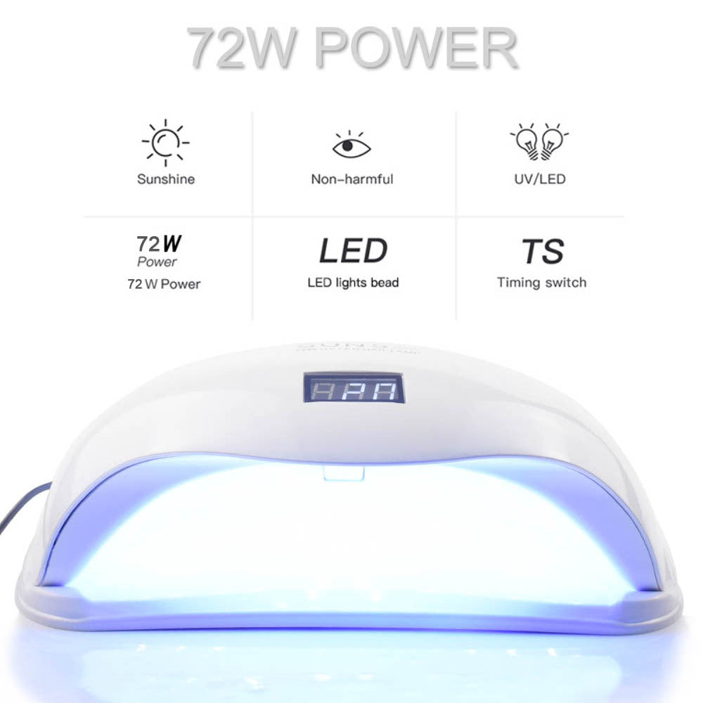 Dispozitiv de uscare lac de unghii 72W UVLED Dual Light