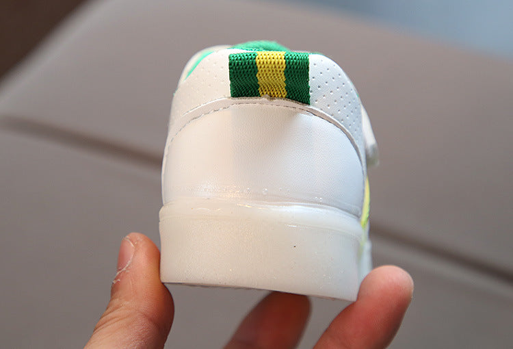 Adidași pentru copii cu lumină LED în pas