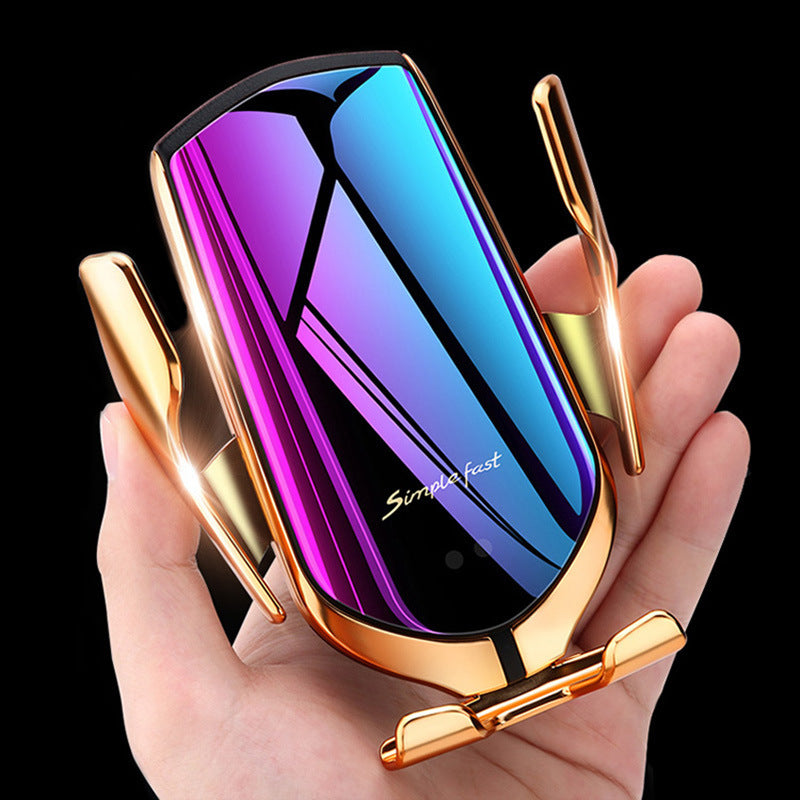 Incarcator wireless si suport pentru telefon auto