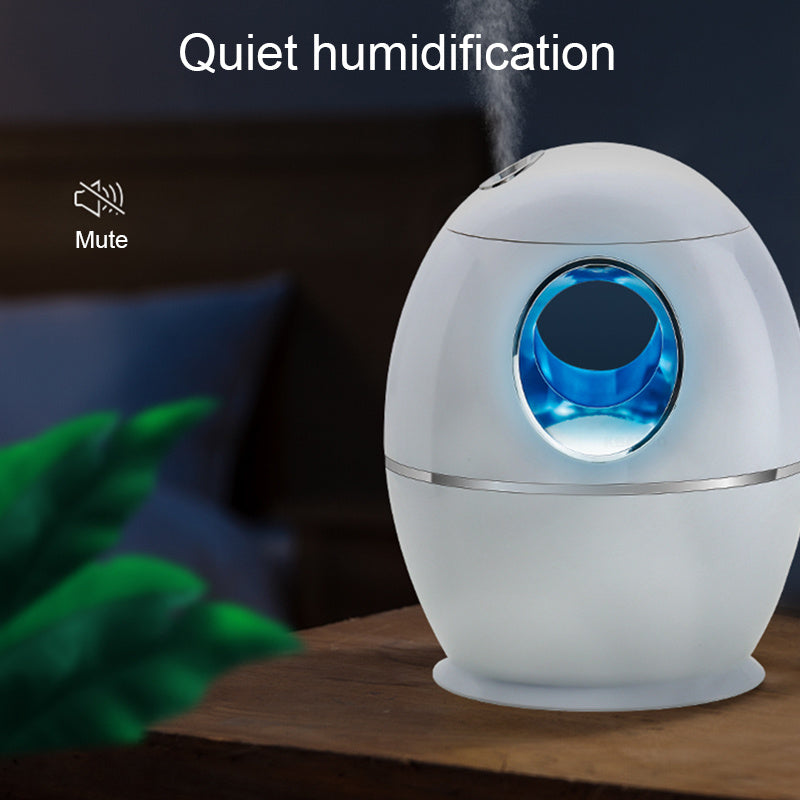 Mini umidificator de aer și difuzor de arome de 800 ml, cu 7 lumini LED
