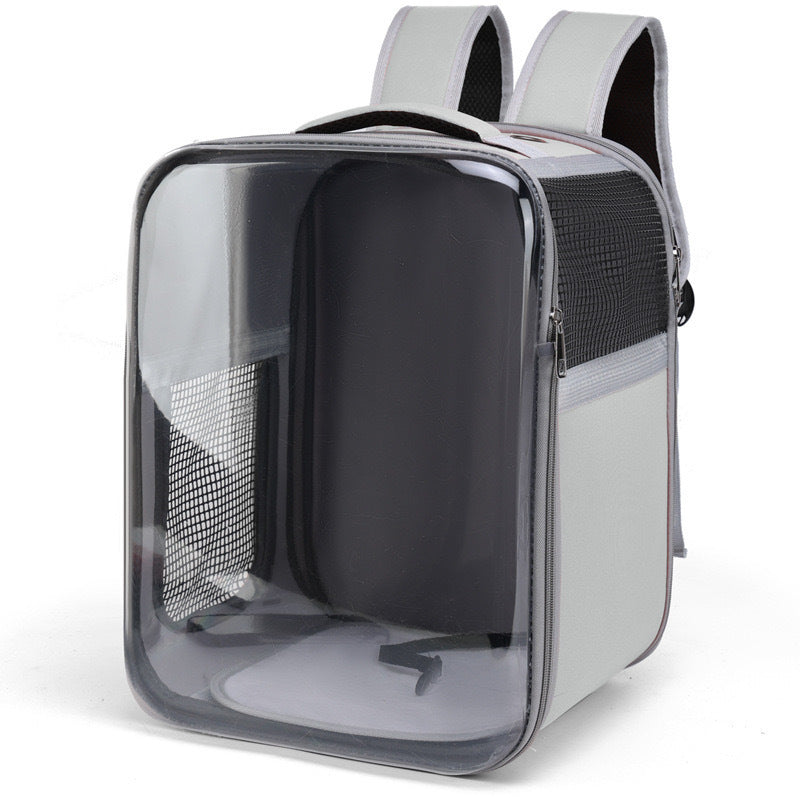 Rucsac transparent portabil pentru animalele de companie mici