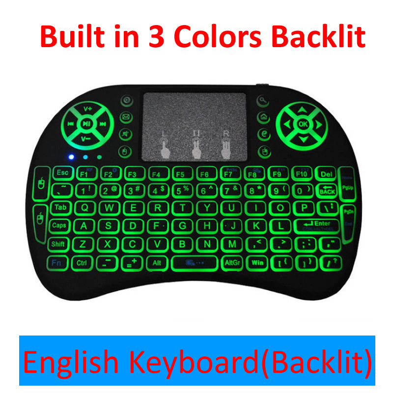 Mini tastatură fără fir multicolor, conectați toate dispozitivele