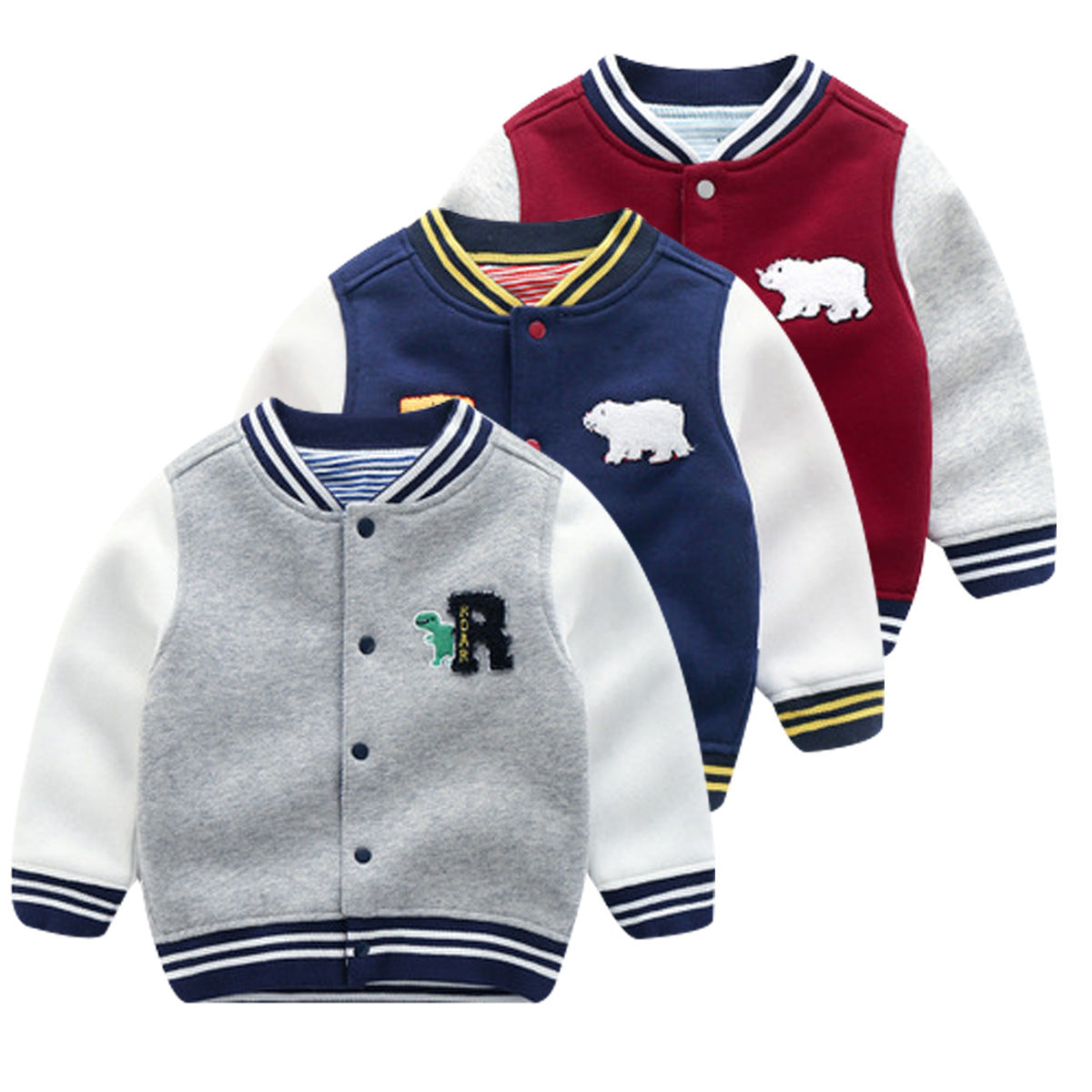 Geaca tricotata cardigan pentru copii