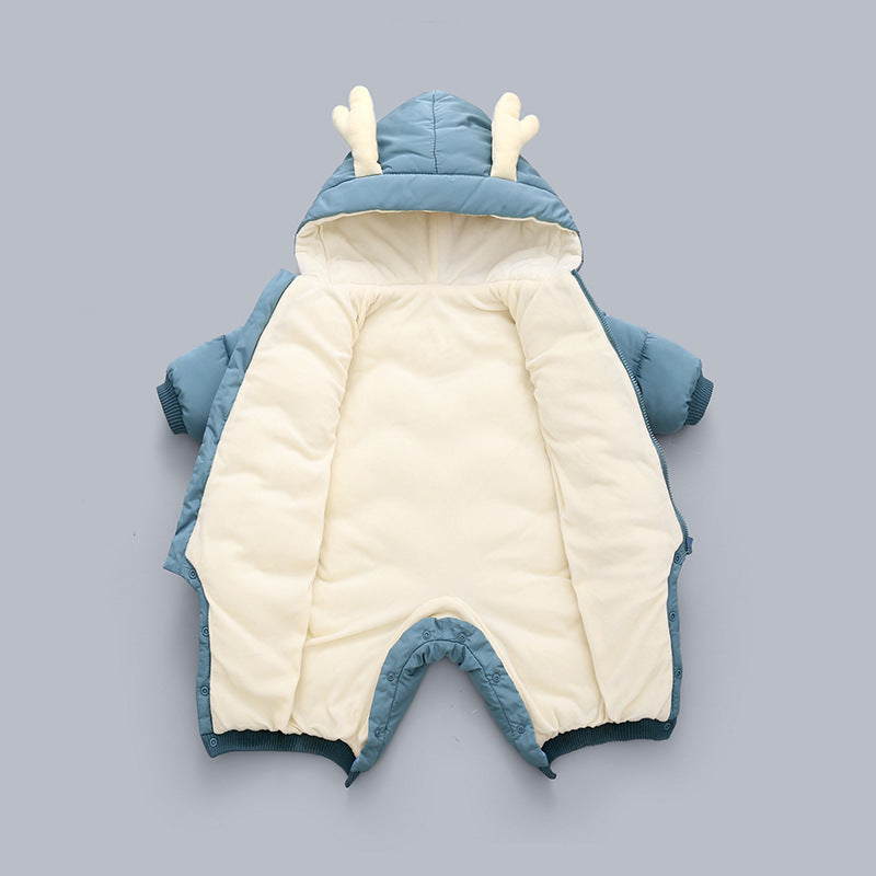 Costume de iarnă pentru nou-născuți, căptușită