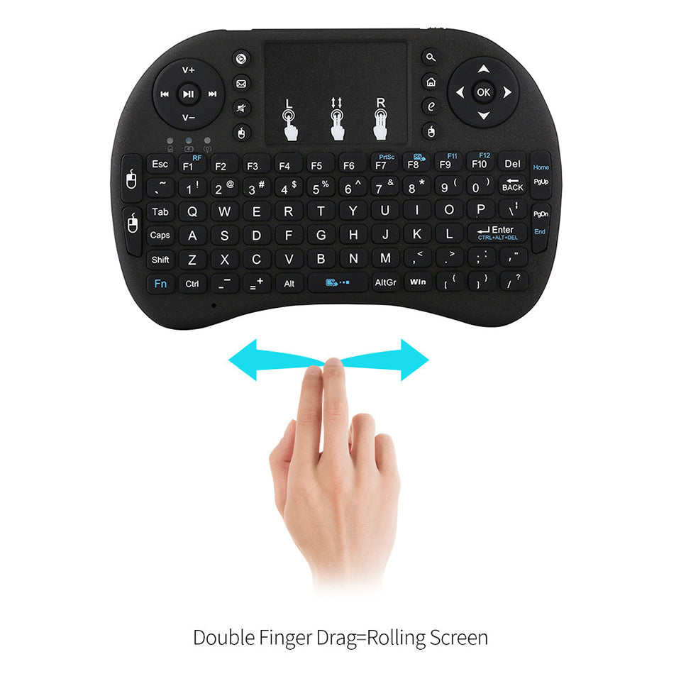 Mini tastatură fără fir multicolor, conectați toate dispozitivele