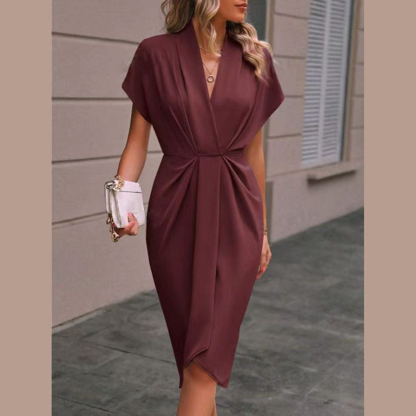 Rochie de vară cu mâneci scurte