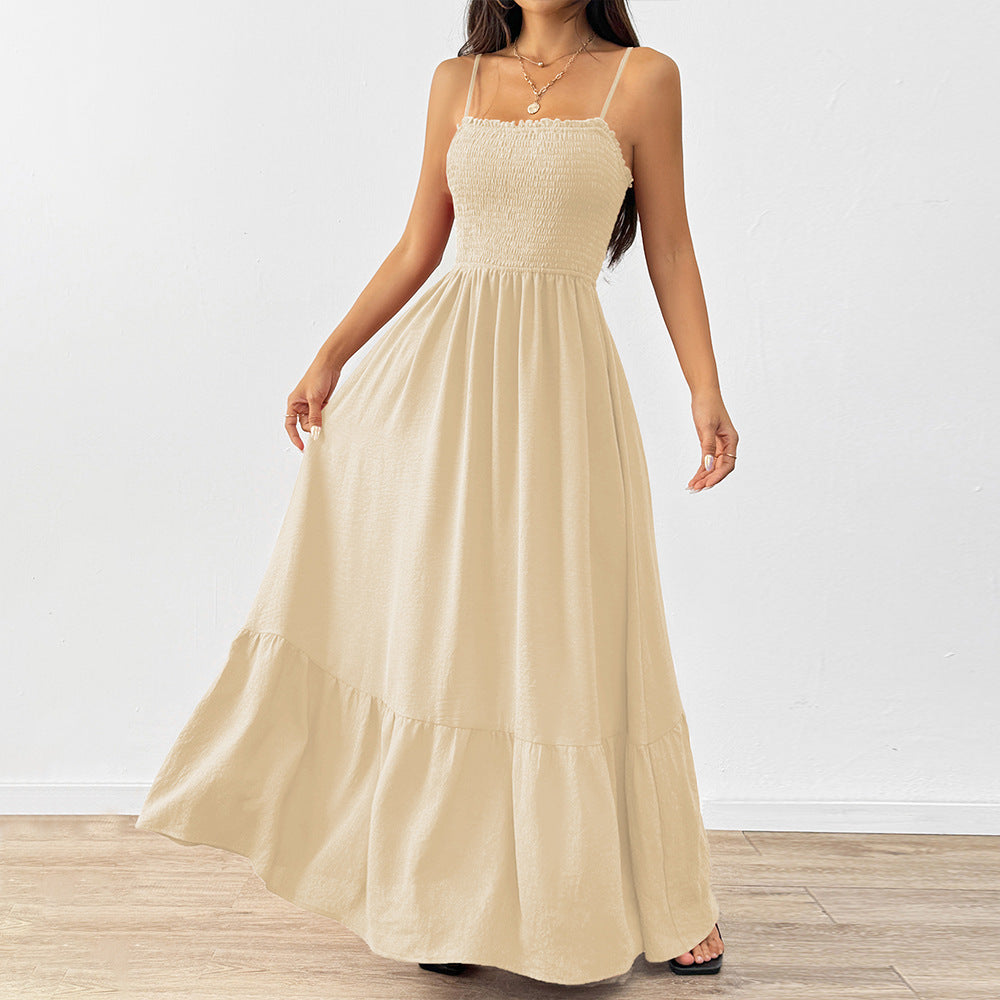 Rochie eleganta de dama cu bretele impletite