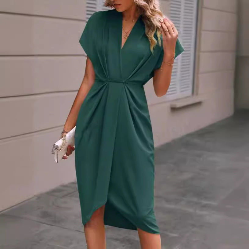 Rochie de vară cu mâneci scurte