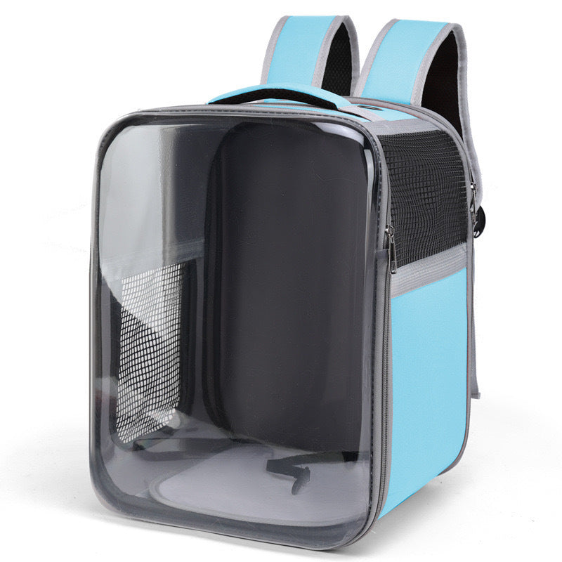 Rucsac transparent portabil pentru animalele de companie mici