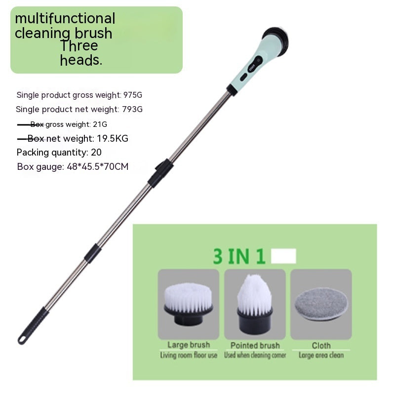 Perie electrică de curățare fără fir multifuncțională (3/9 funcții)