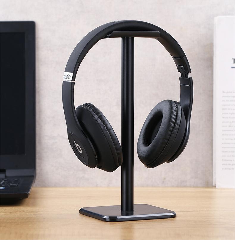 Stylish desk headphone rest