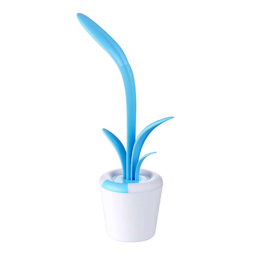 Plant-shaped LED lamp, USB