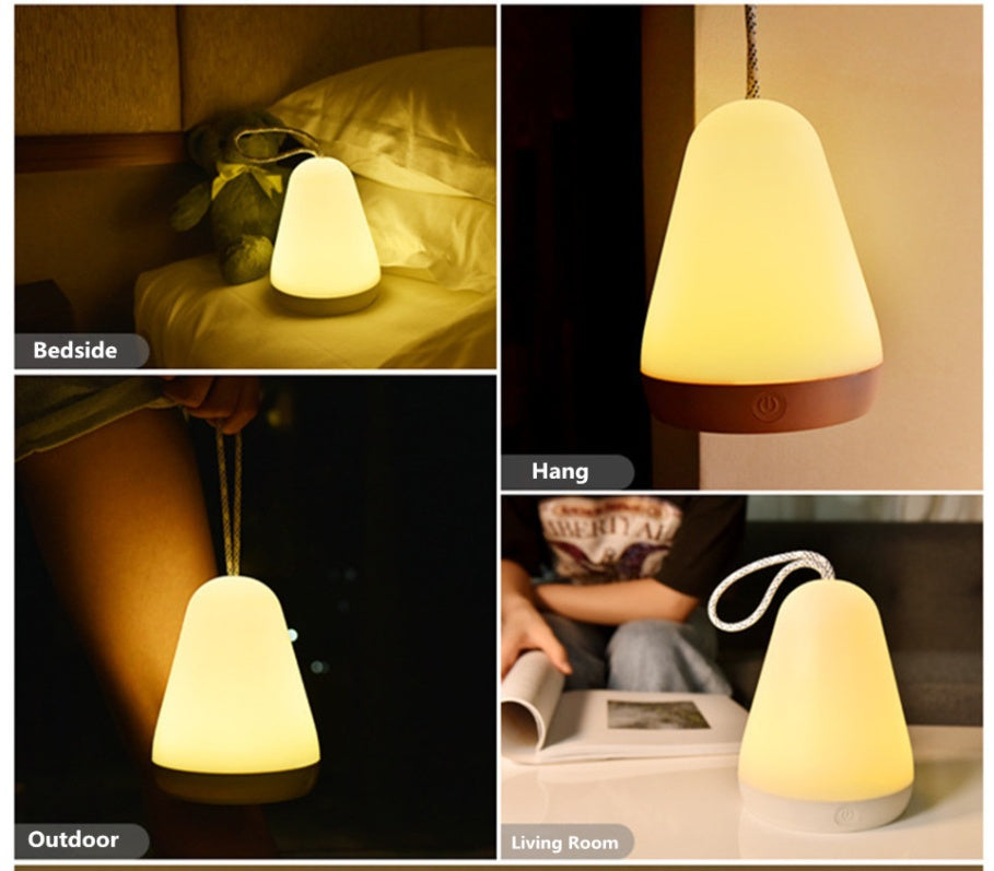 Mini Lampada LED soffusa, diverse intensità, con control telecomando