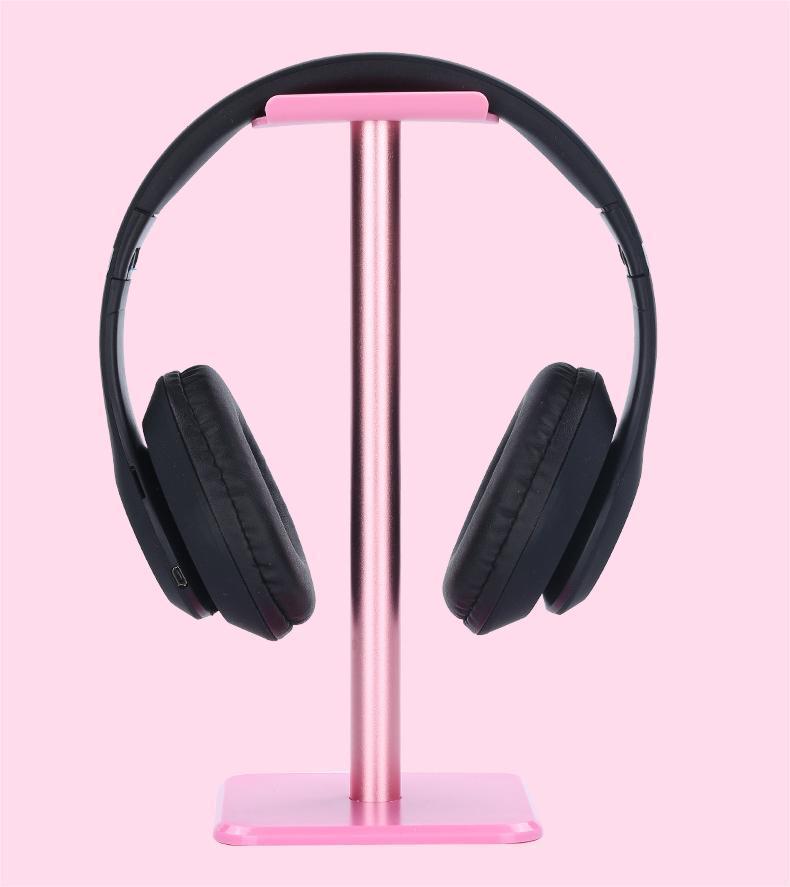 Stylish desk headphone rest