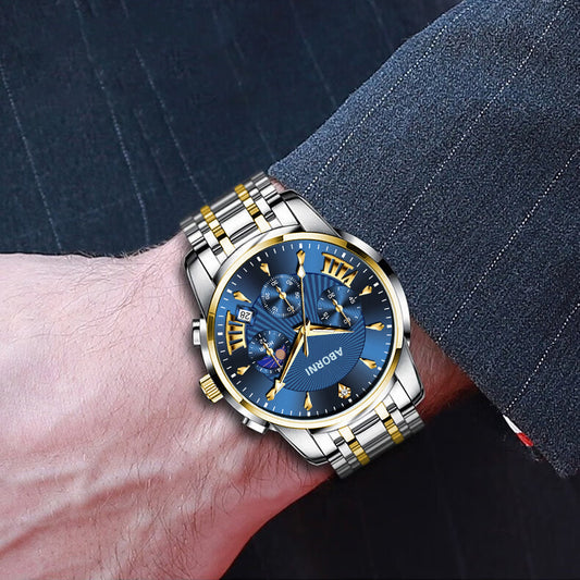 Orologio da uomo sportivo/elegante al quarzo