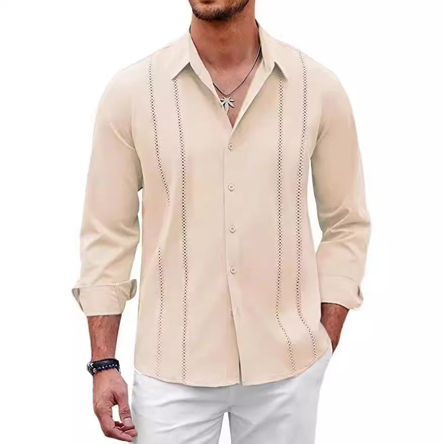 Camicia da uomo slim fit non stirabile di alta qualità