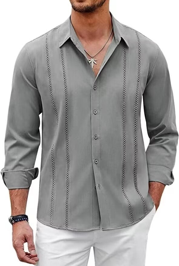 Camicia da uomo slim fit non stirabile di alta qualità