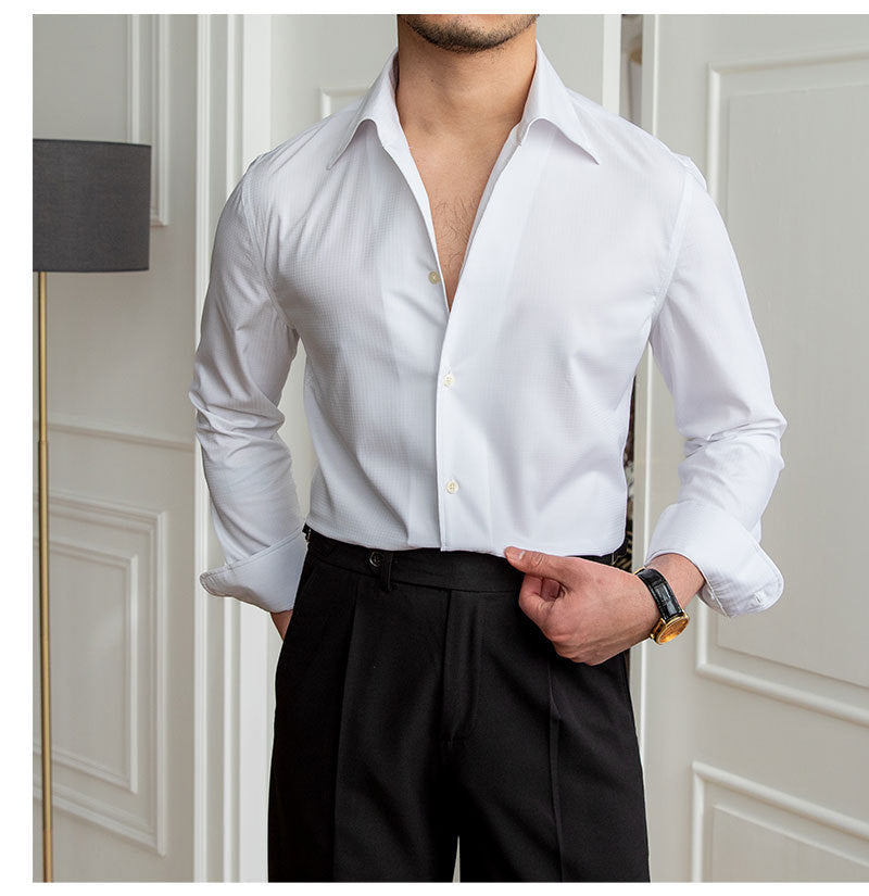 Camicia da uomo casual stile scozzese