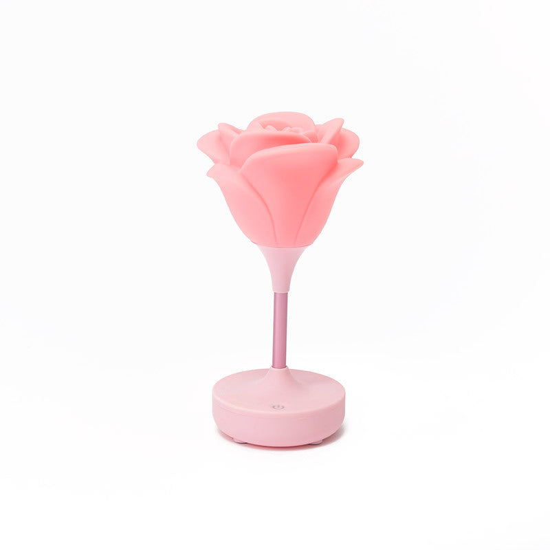 Lampada LED Usb a forma di rosa