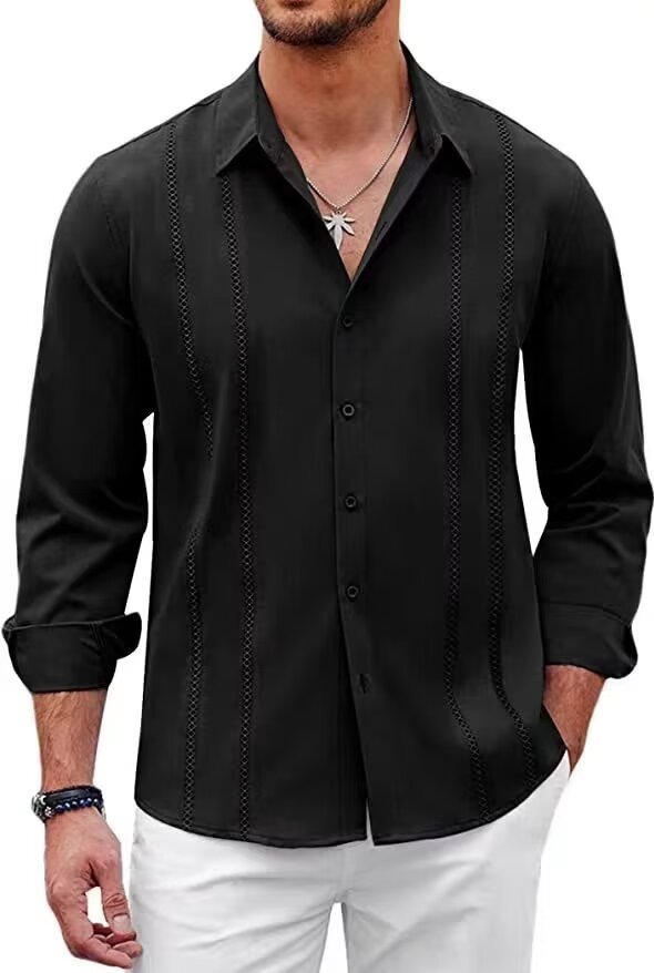 Camicia da uomo slim fit non stirabile di alta qualità