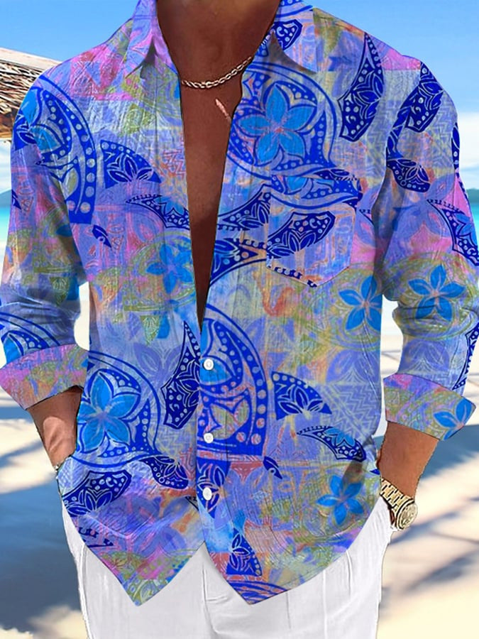 Men's Casual Print Shirt