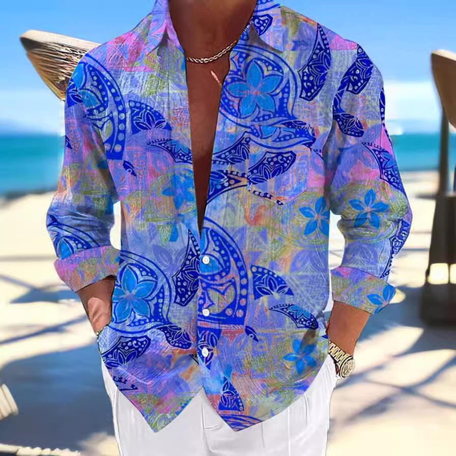 Men's Casual Print Shirt