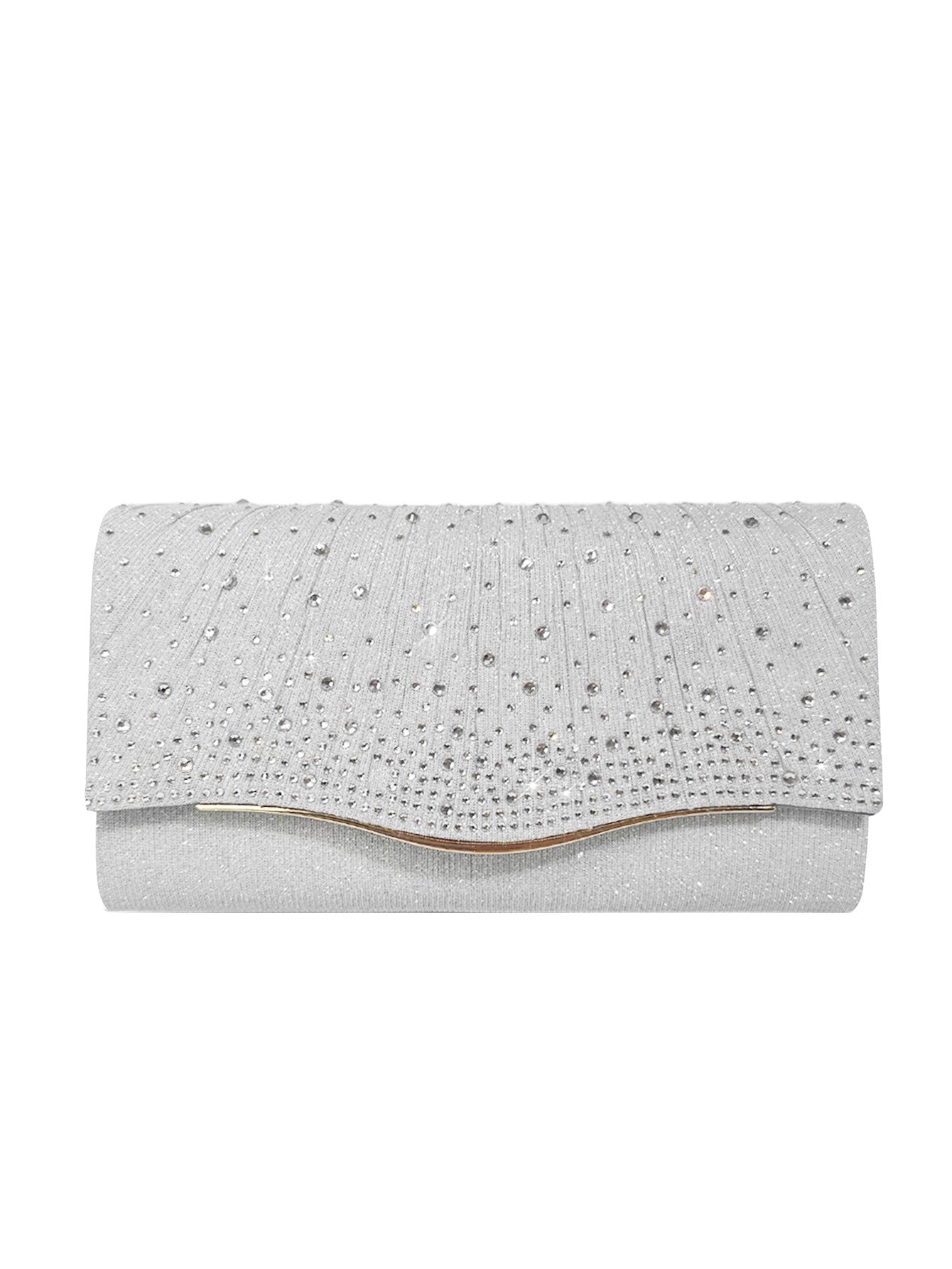 Pochette/Borsa elegante diamantata con strass