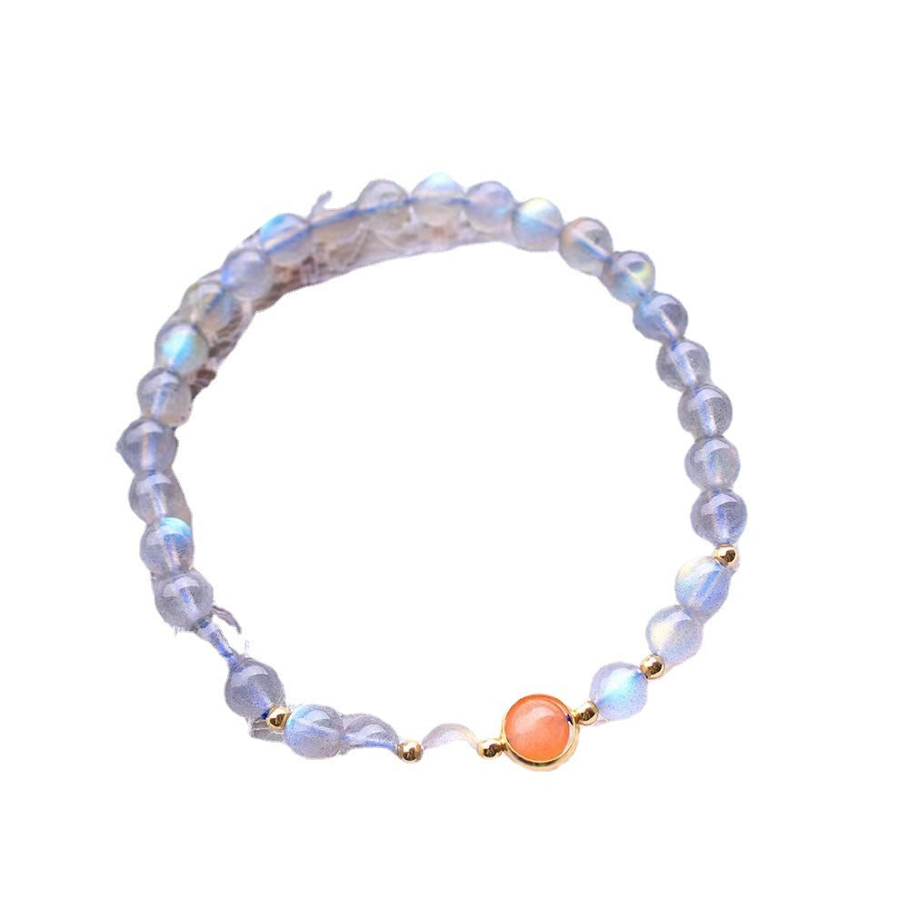 Bracciale femminile con Pietra Perlata chiara