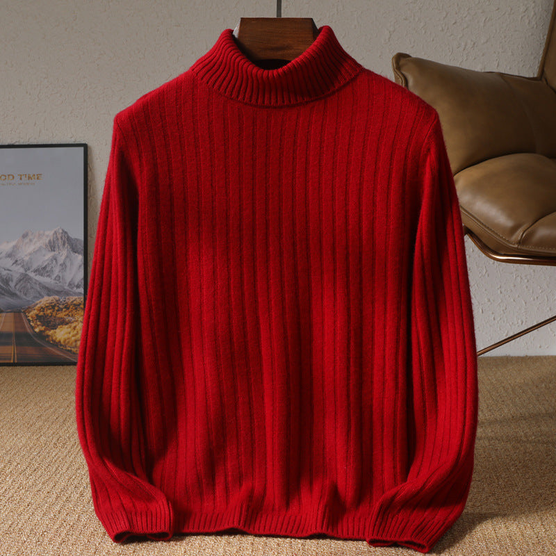 Maglione dolcevita da uomo autunno e inverno