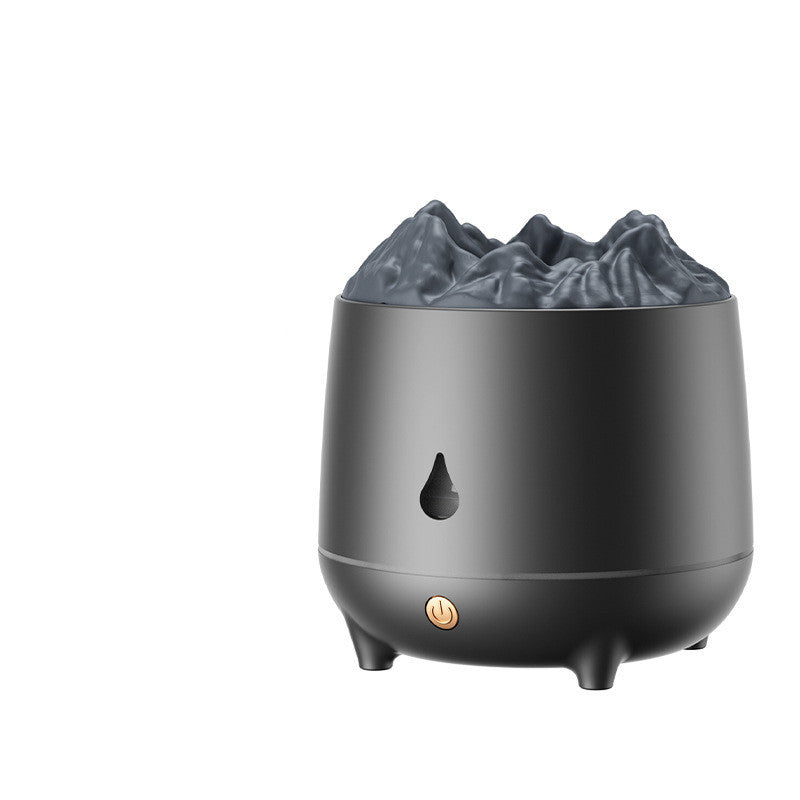 Umidificatore e Aroma Diffusore a forma di Vulcano, Luce LED Multicolor