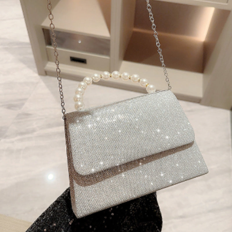 Borsa piccola da donna con strass