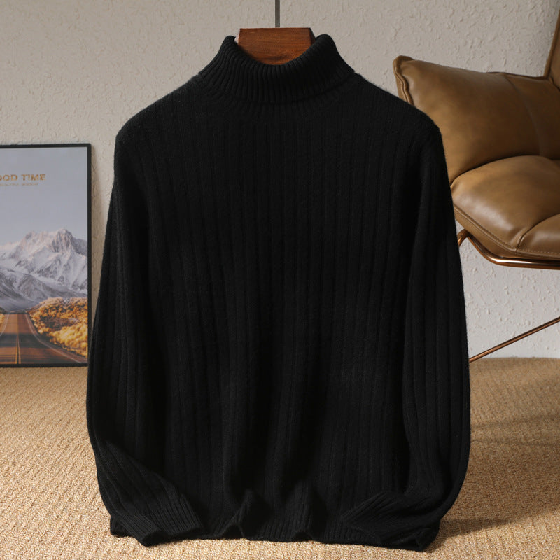 Maglione dolcevita da uomo autunno e inverno