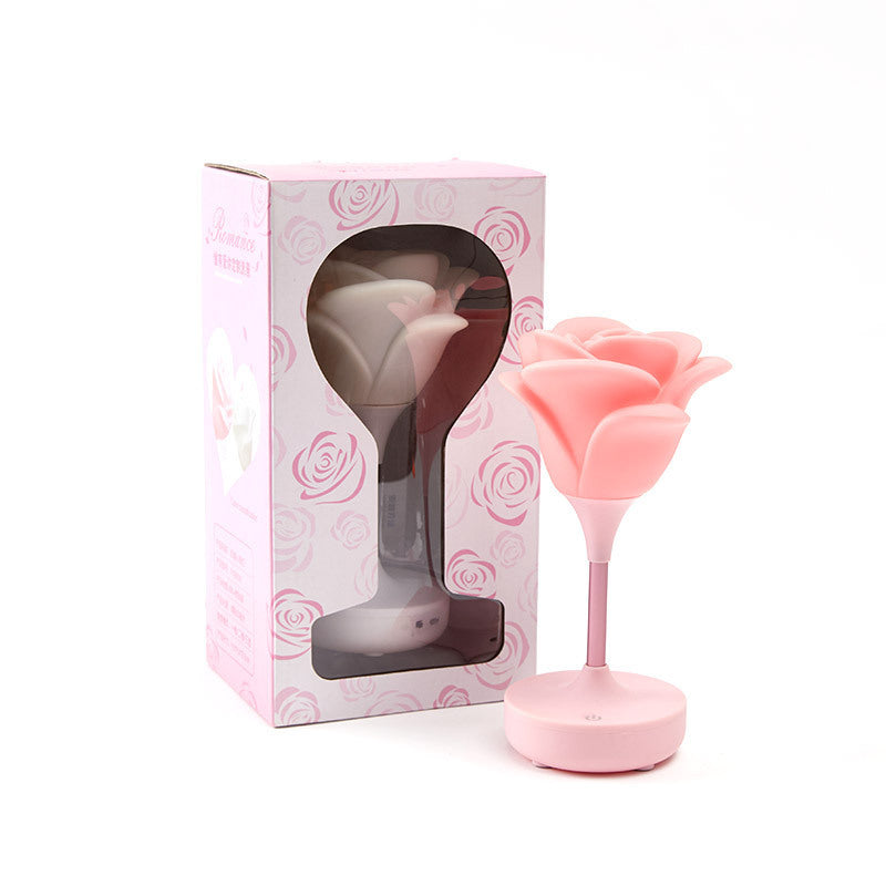 Lampada LED Usb a forma di rosa