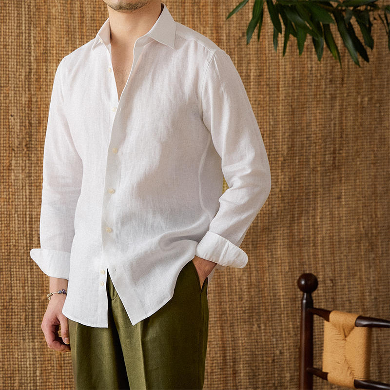 Camicia da uomo in lino Italian Style